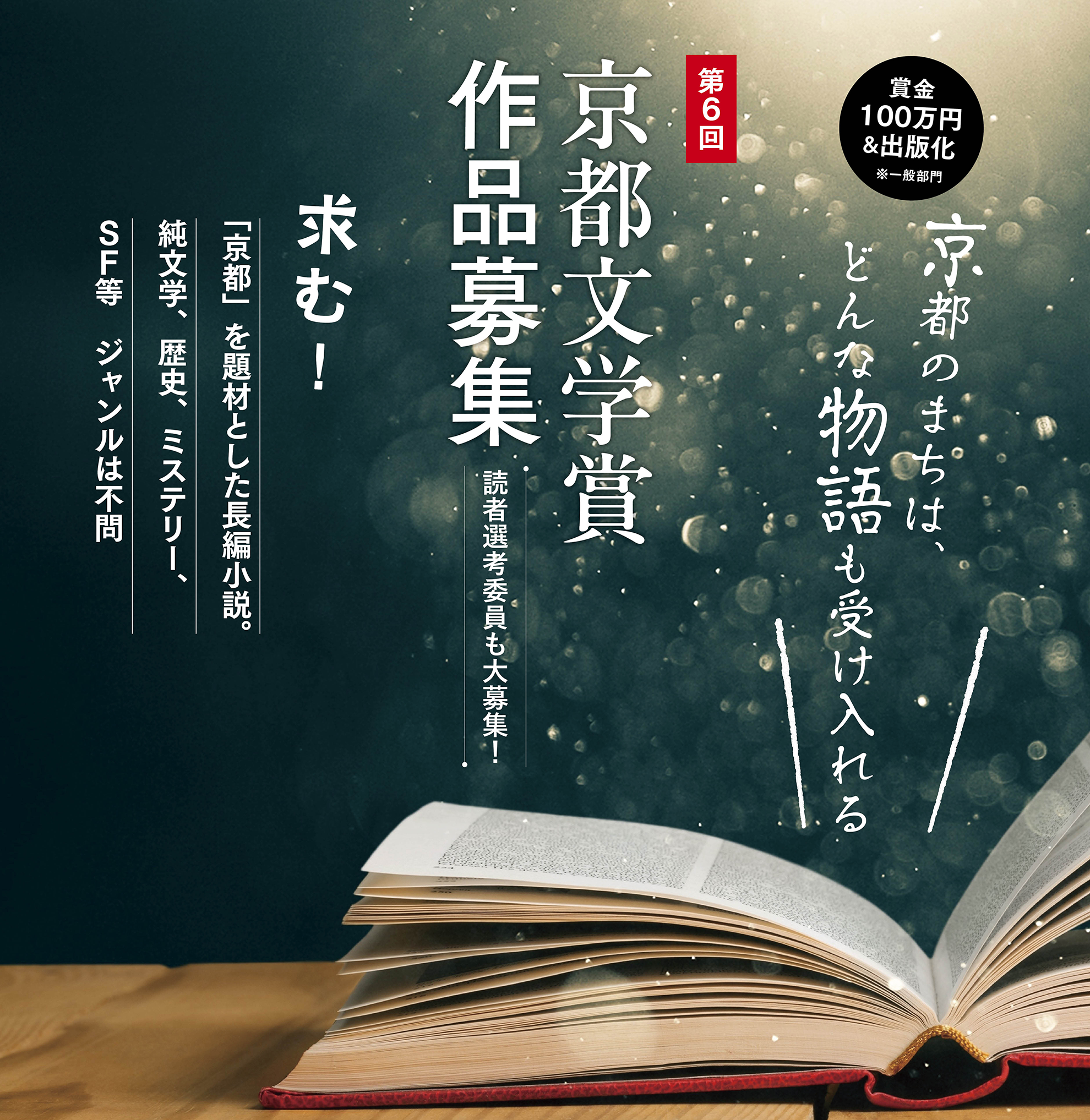 第6回京都文学賞作品募集